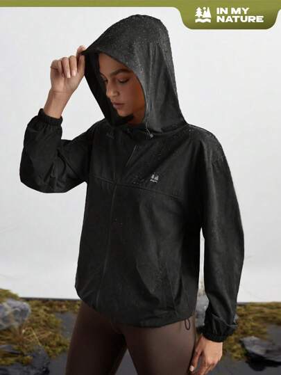 In My Nature Dam utomhus Vanlig långärmad jacka med huva Vandring Damkläder