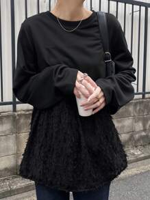 FRIFUL Women's T-Shirt, Simple Fashion Casual Everyday