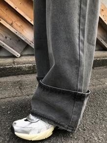 FRIFUL Women's Casual Washed Loose Wide Leg Jeans,Baggy Jeans
