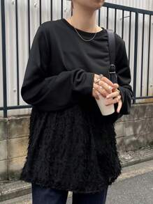 FRIFUL Women's T-Shirt, Simple Fashion Casual Everyday