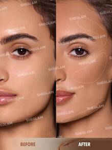 SHEGLAM Silk Haze Cream Bronzer-Mud Pie Contour Cream Non-Greasy Long Lasting Natural Bronzer Contouring Weightless Contour Brand Beauty Makeup Face Paint Cosmetic For Women Girls Perfect For Fall Winter Ideal For Y2K Fancy Fashion Suitable For Birthday Christmas Present Party Ready Best Color