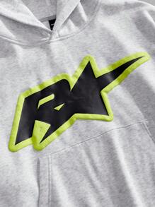 Manfinity VCAY Men's Loose Knitted Long Sleeve Sweatshirt Set, For Fall Winter - Grey - View 8