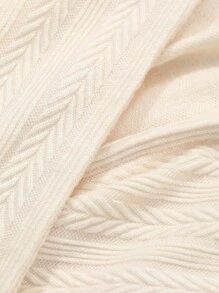 DAZY Women's Elegant V-Neck Cross-Wrapped Long Sleeve T-Shirt, Solid Color Design, New For Autumn,Fall Women Clothes - White - View 11