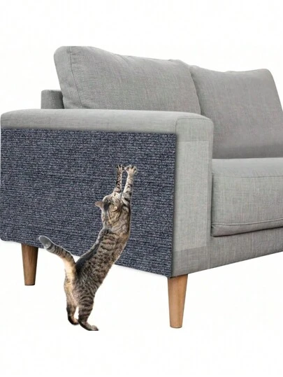 PETSIN 1pc Sofa Scratching Pad, Cat Lover And Cat Mom Love Scratch Board, Trimmable Non-Adhesive Carcat/Dog Lover Gift And Dog/Cat Mom Love Pet, Cat Lover And Cat Mom Love Tree Shelf, Wear-Resistant Cat Lover And Cat Mom Love Climbing Frame, Sofa Protective Cat Lover And Cat Mom Love Scratching Mat