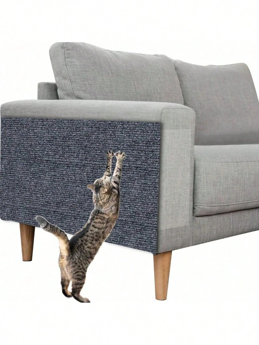 PETSIN 1pc Sofa Scratching Pad, Cat Lover And Cat Mom Love Scratch Board, Trimmable Non-Adhesive Carcat/Dog Lover Gift And Dog/Cat Mom Love Pet, Cat Lover And Cat Mom Love Tree Shelf, Wear-Resistant Cat Lover And Cat Mom Love Climbing Frame, Sofa Protective Cat Lover And Cat Mom Love Scratching Mat - Multicolor - View 1