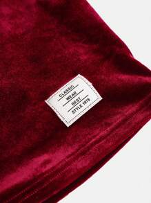 SHEIN 2pcs Tween Girl Casual Minimalist Comfy Raglan Sleeve Crew Neck Pullover Top And Mini Skirt Set - Black - View 3