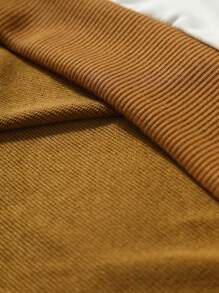 Manfinity Homme Moletom Casual Masculino com Estampa de Letra em Bloco de Cor, Outono