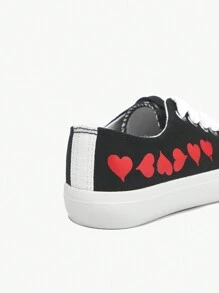 Fashion Versatile Spring/Summer Casual High Top Vulcanized Canvas Shoes For Children Back-To-School Season - Black - View 9