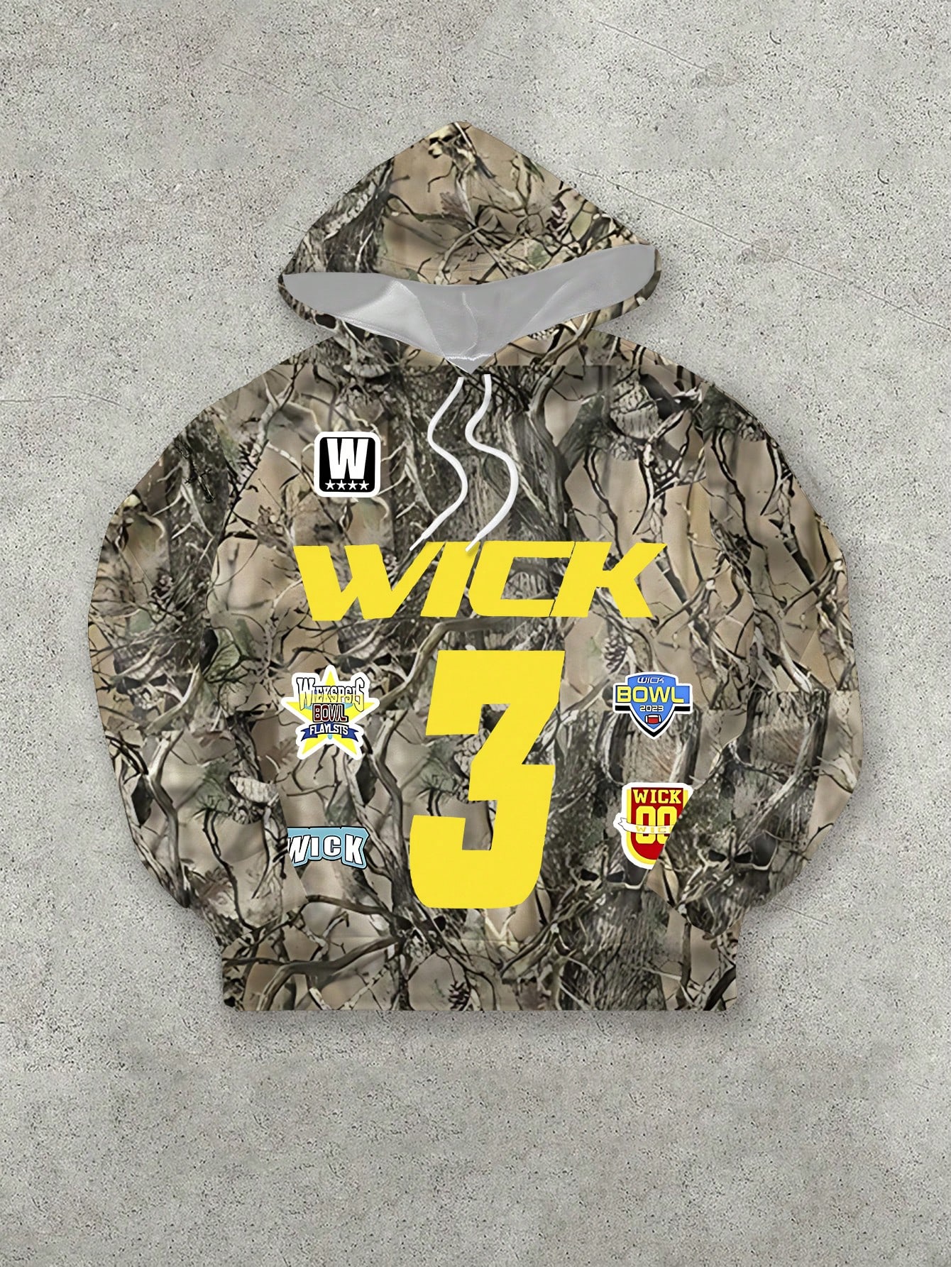 Manfinity Dauomo Plus Size Men's Letter & Graphic Print Pullover Hoodie