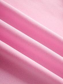 INAWLY 女式休闲标语印花羊毛运动衫，秋冬款 - 粉色 - 查看 4