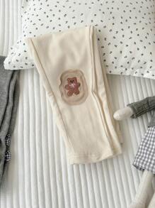 DAZY Young Girl' Minimalist Pattern Leggings, Casual Daily Wear