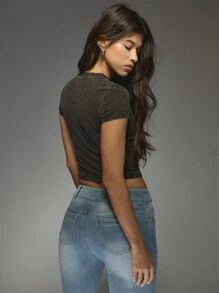 MISSGUIDED Camiseta de bebé con estampado gráfico de Brooklyn