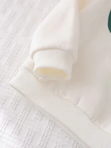 Cozy Pixies 2 件装男婴卡通恐龙印花圆领落肩运动衫和慢跑裤套装 - 彩色 - 查看 7