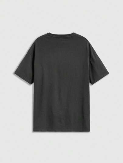 Batman X ROMWE Women Figure Graphic Oversized Casual Street Style T-Shirt