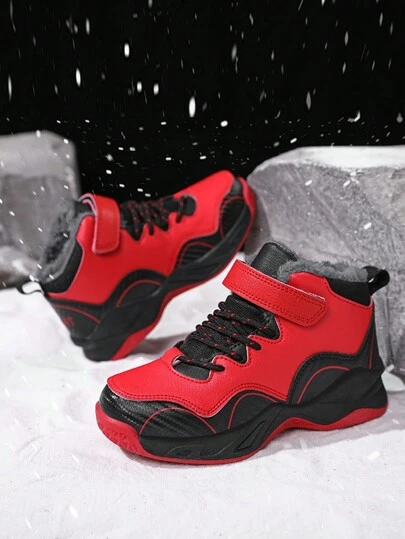 Thermisch gefütterte Winterstiefel für Kinder, rutschfest und langanhaltend, weich und komfortabel für Outdoor-Schneestiefel für Babys