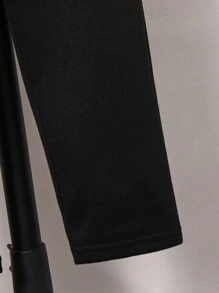 2 件套儿童休闲宽松舒适趣味图案连帽运动衫和裤子套装，加厚羊毛，适合秋冬季、日常穿着、郊游、上学、派对、圣诞节、新年 - 黃色 - 查看 8