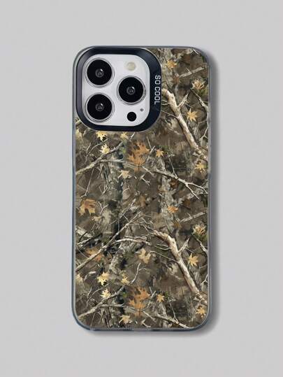 Fairycore 1 pièce Coque de téléphone noire motif vintage de branche d'arbre séchée, compatible avec iPhone 11 12 13 14 15 Pro Max