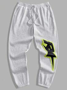 Manfinity VCAY Men's Loose Knitted Long Sleeve Sweatshirt Set, For Fall Winter - Grey - View 6