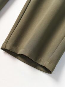 EMERY ROSE 女士休闲纯色直筒工装裤冬季