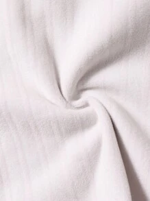 SHEIN 最便宜的年轻女孩买 1 送 1 2 件/套年轻女孩针织纯色立领保暖休闲 T 恤套装，秋冬，非常适合休闲和日常穿着和学校日常、学院风格、返校、派对 - 黑色 - 查看 3