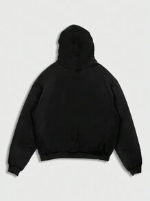 ROMWE MEN Grunge Punk 男士休闲图案印花卫衣连帽衫