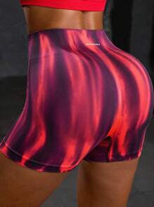 Powerista Women Casual Elastic Breathable Short Sleeve T-Shirt And Shorts Sports Outfit Gym Set