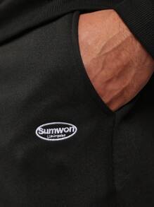 SUMWON Ultra Comfort Wide Leg Sweatpants Premium Color Block Athletic Lounge Pants Baggy Fit Streetwear Active Wear Winter Fall Collection - Multicolor - View 5