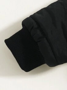 Baby Girls Casual Zip Up Light Weight Puffer Down Teddy Lined Warm Windproof Hooded Pink Winter Coat