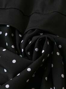 DreamSkyne Plus Size Women Ditsy Floral Print Color Block Long Sleeve Blouse, Casual Autumn Fall Cloth For Women