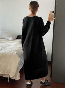 DAZY Women Knitted Sweater Dress, Casual And Fashion For Daily Wear,Fall Women Clothes