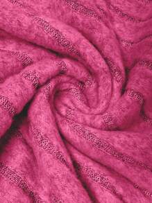 Plus Size Women Loose Fit V-Neck Ribbed Casual Pullover Sweatshirt For Autumn/Winter ,Graduation, Teachers For Women, Back To School Fall