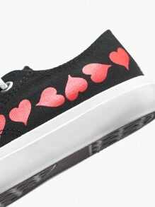 Fashion Versatile Spring/Summer Casual High Top Vulcanized Canvas Shoes For Children Back-To-School Season - Black - View 8