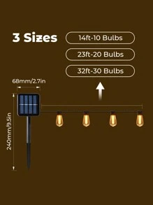 Teckwe 生日聚会装饰照明 - 黃色 - 查看 7