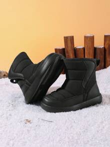 女童时尚保暖雪地靴，户外防寒休闲冬靴，适合圣诞节、万圣节派对装