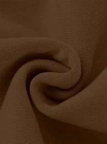 Christmas Family Matching Outfits, Young Boys Thermal Lined Round Neck Sweatshirt, Christmas Themed Graphic Prints Include Santa, Christmas Tree, Snowflake, Candy Cane, Star, Bell, Casual Warm - Brown - View 6