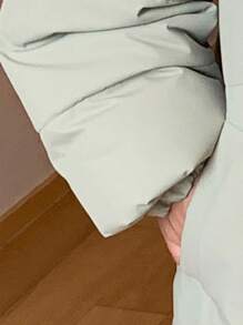 Claim Dot Áo khoác trùm đầu có khóa kéo cho nam, trang phục đơn giản, thời trang thường ngày, áo khoác màu xanh lá cây nhạt thường ngày cho mùa đông, quà tặng cho bạn bè, chồng, bạn trai - Màu xanh Bạc hà - Xem 3