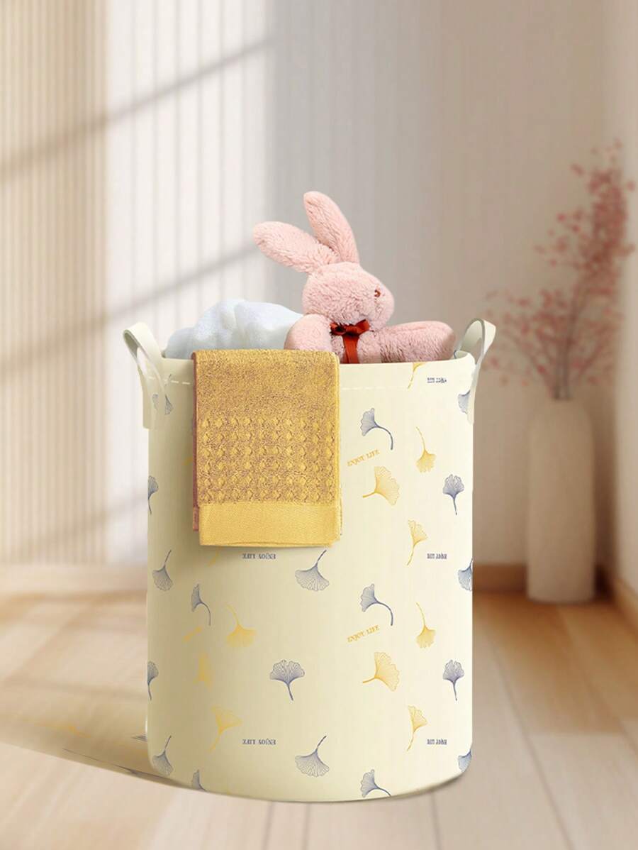 1 giỏ đựng đồ giặt bằng vải có thể gấp lại, dung tích lớn đựng quần áo bẩn có tay cầm, giỏ đựng quần áo bẩn dày và cao, túi đựng đồ giặt di động đựng đồ giặt, giỏ đựng đồ giặt gia dụng cho gia đình, phòng tắm, đồ chơi, để đựng quần áo bẩn - Màu be - Xem 1