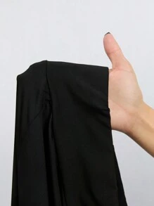 SHEIN Tall 黑色高弹针织打底裤三件套