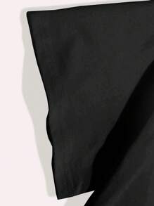 INAWLY Áo thun in hình Giáng sinh ma cổ tròn cho nữ, Áo thun họa tiết mùa đông cho nữ - màu đen - Xem 4