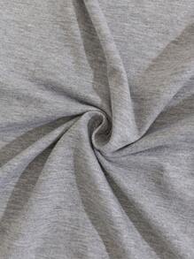 RueChic Conjunto de pijama casual y cómodo para hombres que incluye camiseta de manga larga y pantalón largo