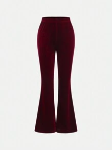 SHEIN 2pcs Tween Girl Casual Minimalist Comfy Raglan Sleeve Crew Neck Pullover Top And Mini Skirt Set - Black - View 4