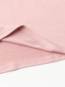 SHEIN LUNE Camiseta de mujer de manga corta con cuello redondo, gráfico con eslogan de carta a Nana y sombrero de Papá Noel, camisetas gráficas de temporada navideña para mujeres