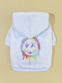 PETSIN 1 chiếc áo nỉ Unisex mặt cười phong cách đường phố cho mèo và chó - Nhiều màu - Xem 4