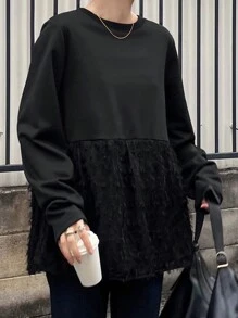 FRIFUL Women's T-Shirt, Simple Fashion Casual Everyday