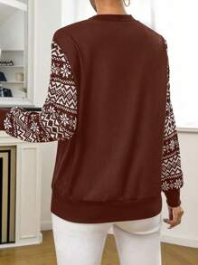 Women's Simple Fashion Casual Everyday Sweatshirt Pullover Fall