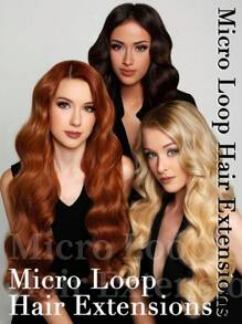 50 股微链接发 人发 天然黑色 超顺滑超柔软 微环接发 丝滑直发 微珠接发 女士 - S1B - 查看 5