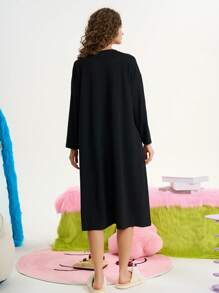 Áo ngủ nữ in hình mèo dễ thương - Nhiều màu - Xem 2