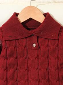 1 Stück Kleine Jungenleichter Pullover im College-Stil, dick, weich, bequem und vielseitig mit Karomuster und Stehkragen, geeignet für den täglichen Gebrauch, Schule, Ausflüge, Sport, Herbst/Winter