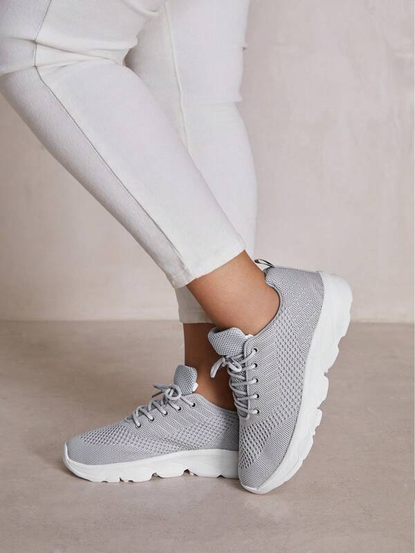 CUCCOO CURVES Casual Sneakers, Simple And Wide-Fit, For Daily Wear And Home Use