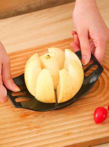 1 件装苹果切刀 8 片，8 刀片苹果切片机和去核器，带不锈钢刀片的苹果去核器工具，超锋利水果切刀水果切片机，黑色圣诞节节日礼物 - 黑色 - 查看 8